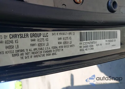 2013 Dodge Challenger Sxt z USA, uszkodzony, nr VIN 2C3CDYAG7DH676141